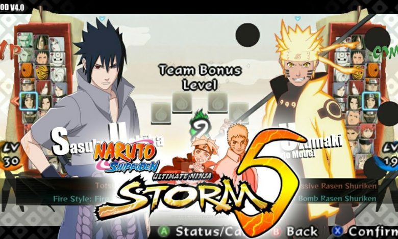 Télécharger Naruto Shippuden ultimate Ninja Storm 5 PPSSPP  Game243