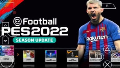 PES 2022 iso ppsspp camera ps4