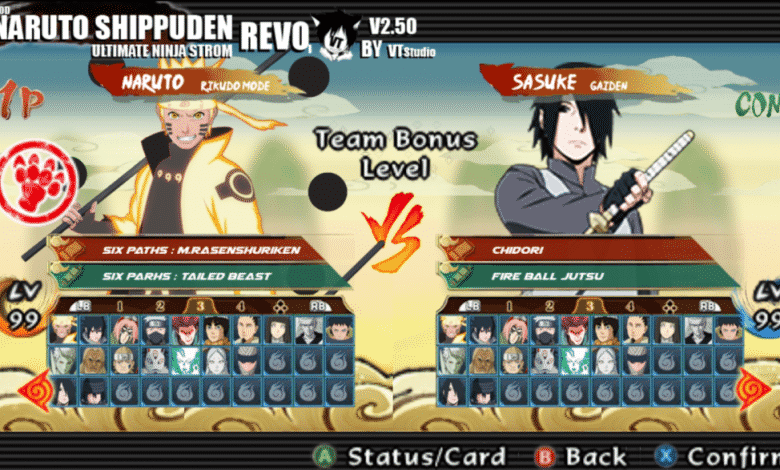 Naruto Storm 3 Android ppsspp