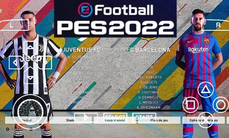 PES 2022 PSP Commentaire Anglaise