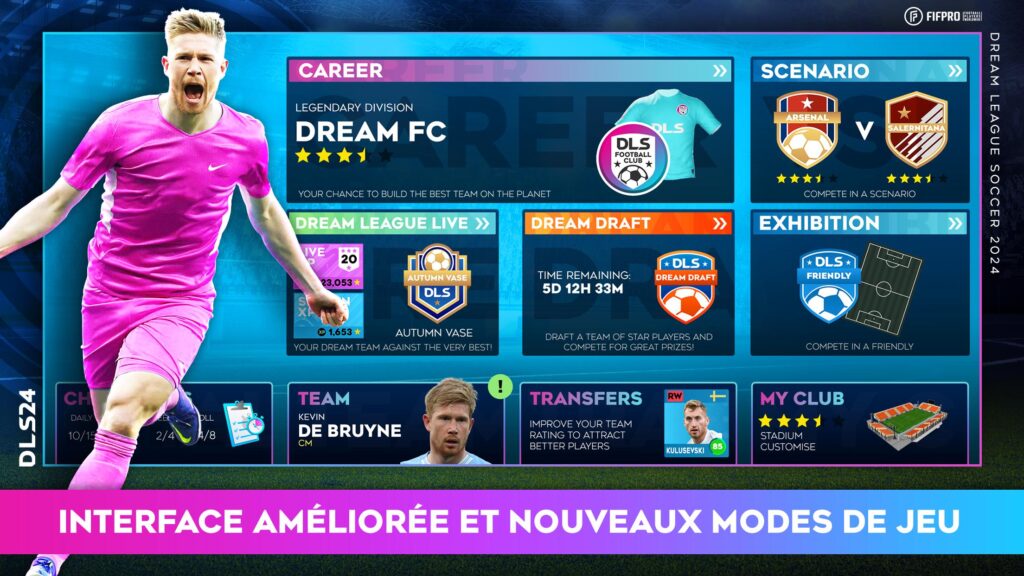 Dream League Soccer 2024 Argent illimité